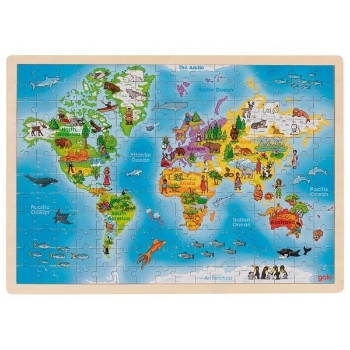 Slika Goki puzzle - Karta svijeta