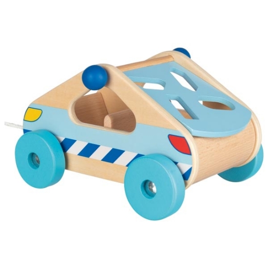Slika Sort box -  pull along car Goki 