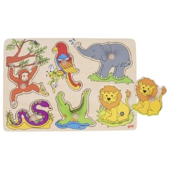 Slika Sound puzzle zoo animals Goki 