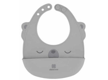 Slika Silikonski Podbradak - Siva Kikka Boo 