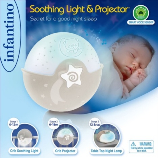 Slika Noćno svjetlo i projektor - Beige Infantino 