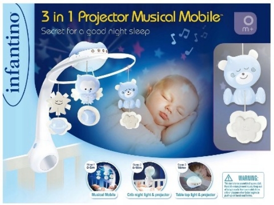 Slika Infantino vrtuljak 3u1 - Blue
