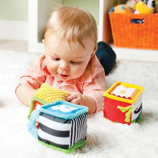 Slika Mekane kocke za igru Discover & Play Soft Blocks Infantino 