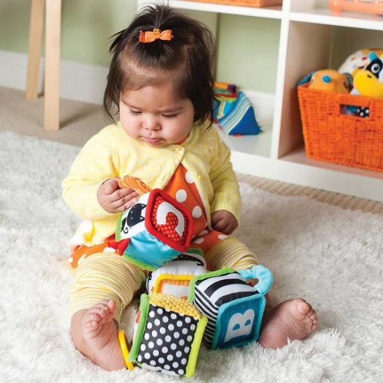 Slika Mekane kocke za igru Discover & Play Soft Blocks Infantino 