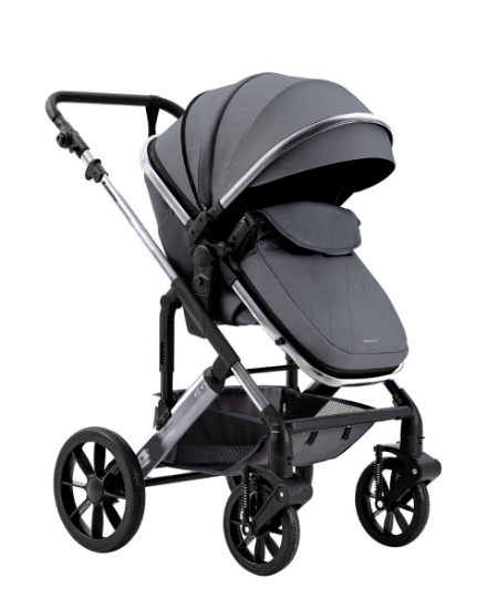 Slika Kolica 3u1 Darling + košara + autosjedalica - Dark Grey Kikka Boo