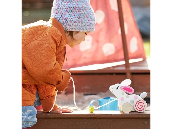 Slika Pull Along Animal - Zec Goki 