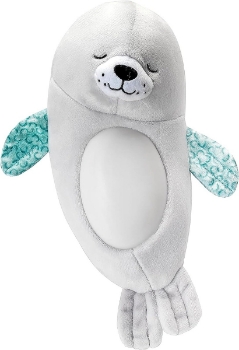 Slika Tješilica s zvukom i svjetlom 3u1 Tuljan - Grey Infantino 