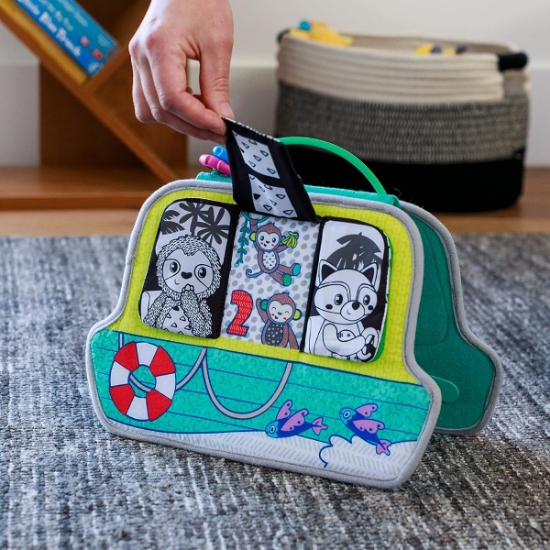Slika Igračka Edukativna ploča Activity Mirror Boat Infantino 