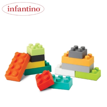 Slika Kocke 1st Building blocks - 12 kom Infantino 