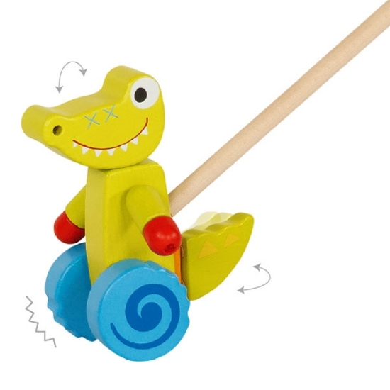 Slika Igračka Push Along - Crocodile 54875 Goki 