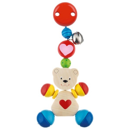 Slika Klip igračka za kolica - Heart Bear 65317 Goki 