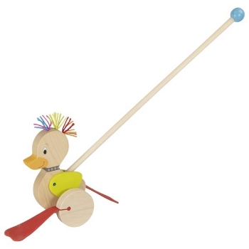 Slika Igračka Push Along - Punk Duck 54882 Goki 