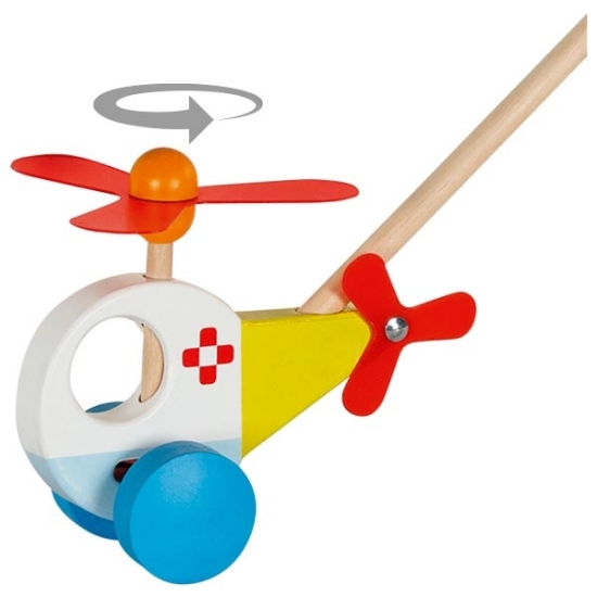 Slika Igračka Push Along - Helicopter 54891 Goki 