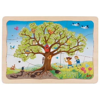 Slika Puzzle 4kom - My apple tree 57346 Goki 