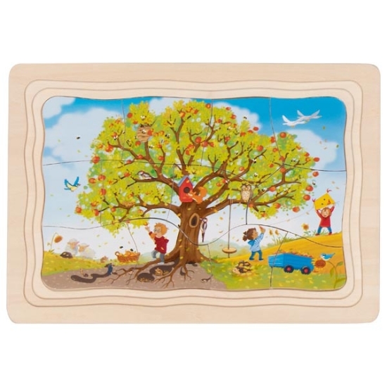 Slika Puzzle 4kom - My apple tree 57346 Goki 