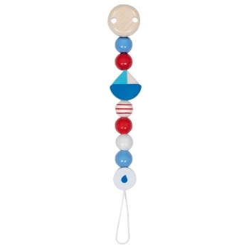 Slika Drveni Lančić Za Dudu Boat - Blue 65276 Goki 