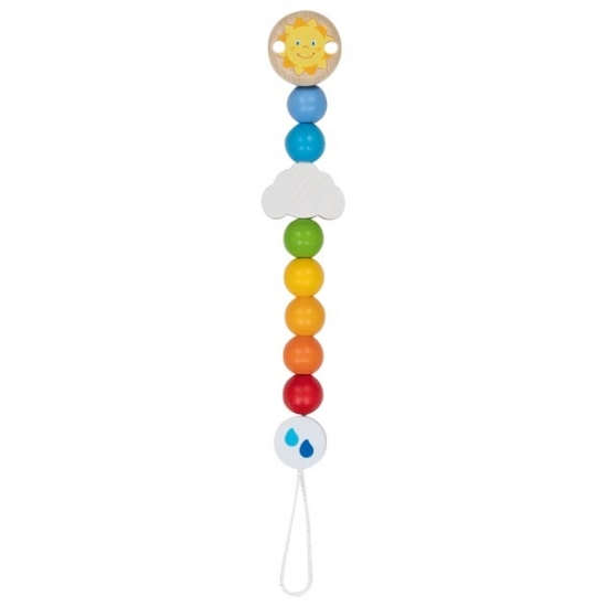 Slika Drveni Lančić Za Dudu Rainbow - Colorful 65275 Goki 