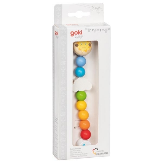 Slika Drveni Lančić Za Dudu Rainbow - Colorful 65275 Goki 