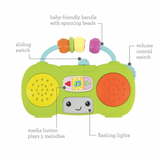 Slika Igračka Mini Boombox Infantino 