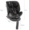 Slika Autosjedalica i-Conic i-Size, Grupa 0+, 1, 2, 3 (0-36 kg) (40-150 cm) - Light Grey Kikka Boo