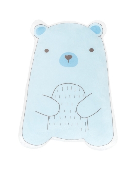 Slika Plišana igračka/jastuk Bear with Me - Blue Kikka Boo