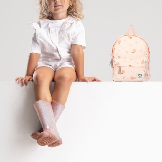 Slika Dječji ruksak Paris Perfect Picnic - Pink Peaches Kidzroom 