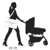 Slika Torba Care Vienna Hello Little One - Grey Kidzroom 