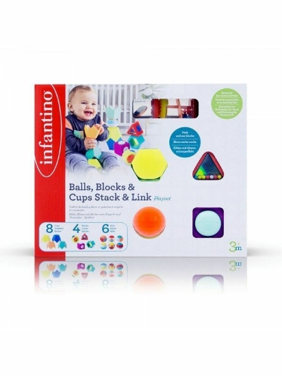Slika Edukativne gumene kocke 301057 Infantino 