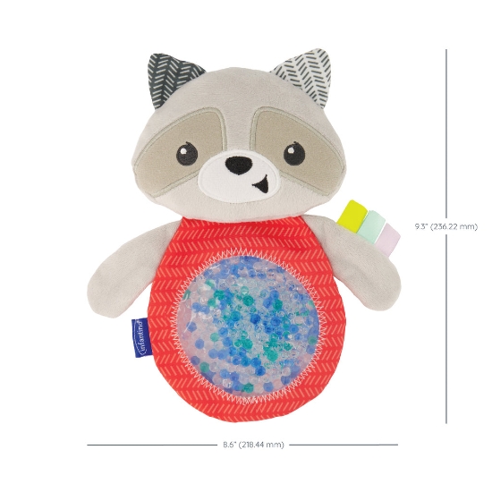 Slika Plišana igračka Seek & Squish Racoon 315083 Infantino 