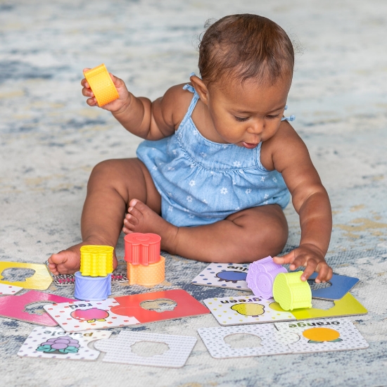Slika Slagalica My First Sensory & Shapes Puzzle Set Infantino 