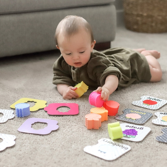 Slika Slagalica My First Sensory & Shapes Puzzle Set Infantino 