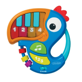 Slika Igračka Piano & Numbers Learning - Toucan Blue Infantino 