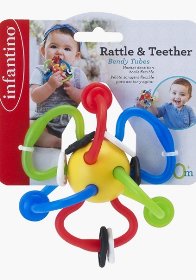 Slika Zvečka i grickalica Bendy Tubes Toy Infantino 