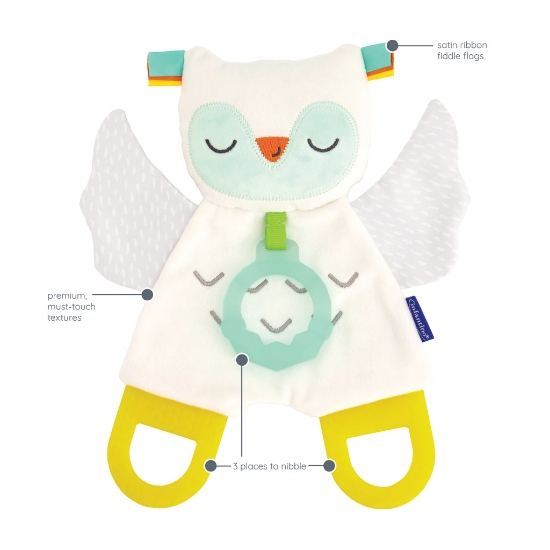 Slika Plišana svjetleća igračka sa grickalicom - Owl Infantino 