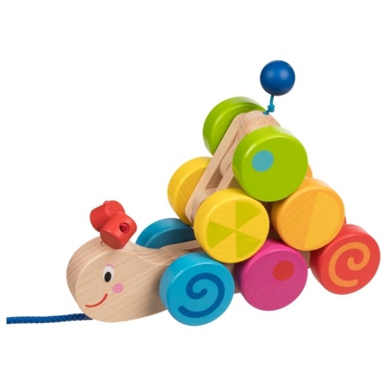Slika Igračka pull along - Caterpillar Goki 
