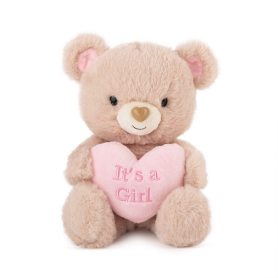 Slika Plišana igračka Medvjedić 21 cm - It's a Girl Roza Amek
