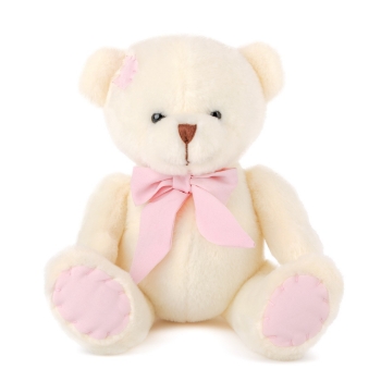 Slika Plišana igračka Medvjedić s mašnom 20 cm - Pink Amek 