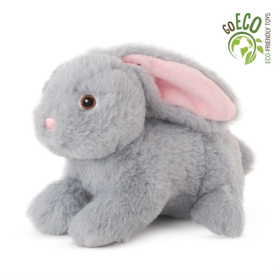 Slika Plišana igračka eco zec 19 cm - Sivi Amek