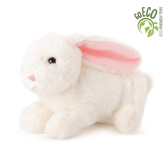 Slika Plišana igračka eco zec 19 cm - White Amek 