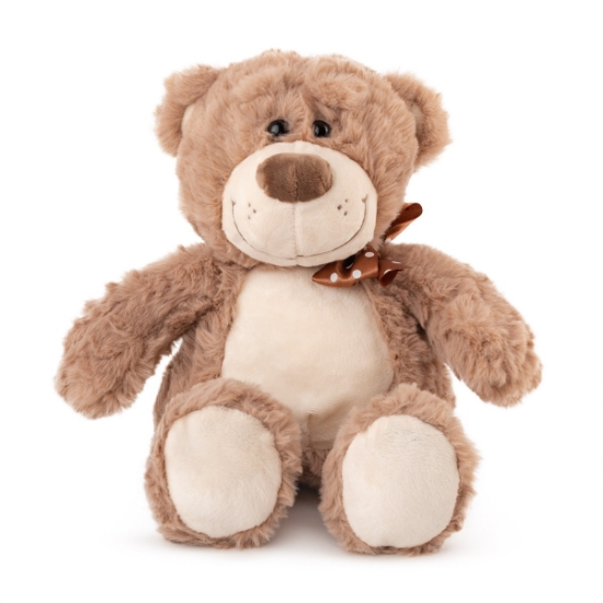 Slika Plišana igračka Medvjedić s mašnom 25 cm - Brown Amek 