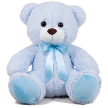 Slika Plišana igračka Medvjedić s mašnom 30 cm - Blue Amek 