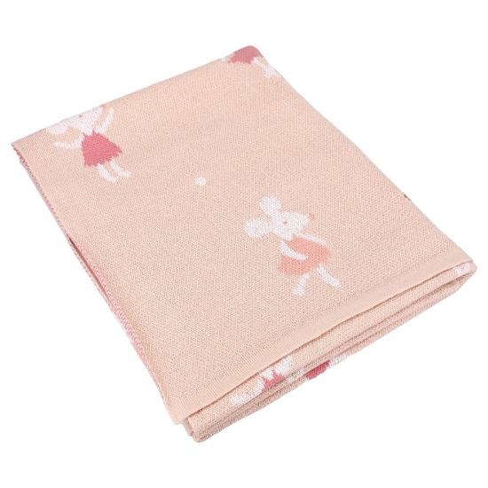 Slika Dekica Sweet Snuggles 100 x 80 cm - Pink Mouse Kidzroom 