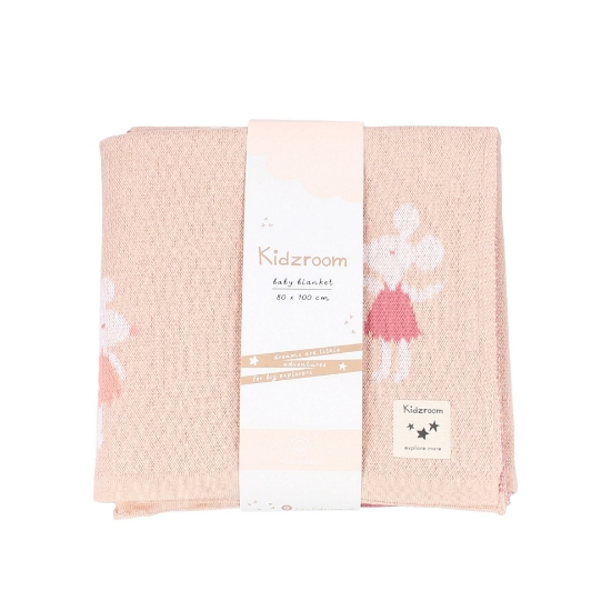 Slika Dekica Sweet Snuggles 100 x 80 cm - Pink Mouse Kidzroom 