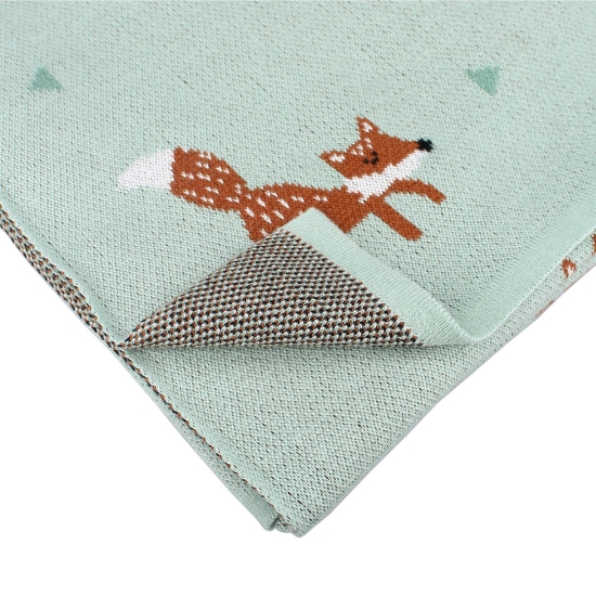 Slika Dekica Sweet Snuggles 100 x 80 cm - Zelena Fox Kidzroom 