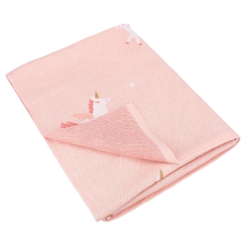 Slika Dekica Sweet Snuggles 100 x 80 cm - Pink Unicorn Kidzroom 