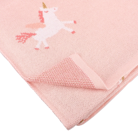 Slika Dekica Sweet Snuggles 100 x 80 cm - Pink Unicorn Kidzroom 