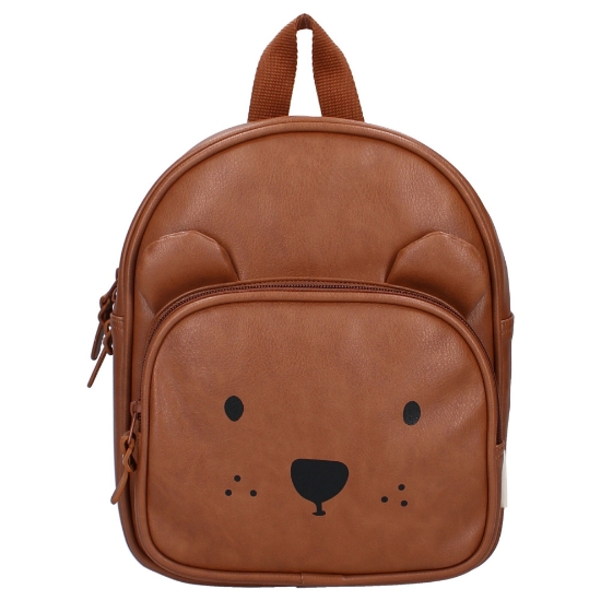 Slika Dječji ruksak Porto Beary Excited - Cognac Kidzroom 