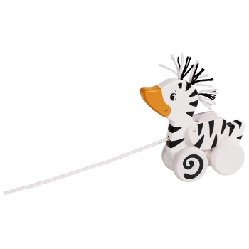 Slika Pull Along Animal - Zebra Duck 54870 Goki 