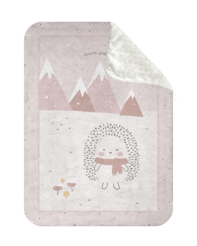 Slika  Deka Soft Sherpa 110x140 - Hedge-hugs Kikka Boo