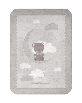 Slika Deka Soft 80x110 - Dream Big Beige Kikka Boo